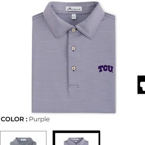 Peter Millar TCU Polo PURPLE